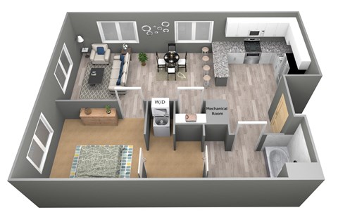 Crabapple - 3D - Vivere Floor Plan